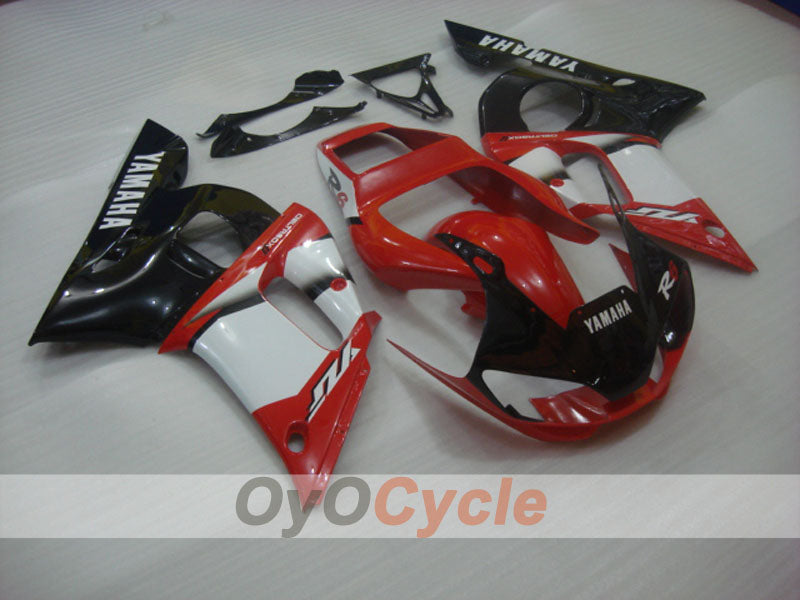 Injection Fairing kit for 98-02 YZF-R6 - Red, Black - Factory Style #OYO87906014 Main image