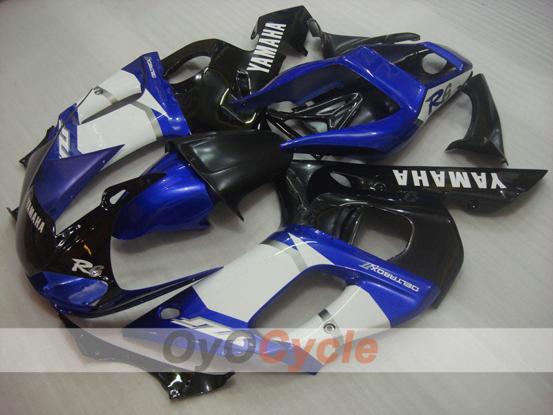 Injection Fairing kit for 98-02 YZF-R6 - Blue, Black - Factory Style #OYO87906015