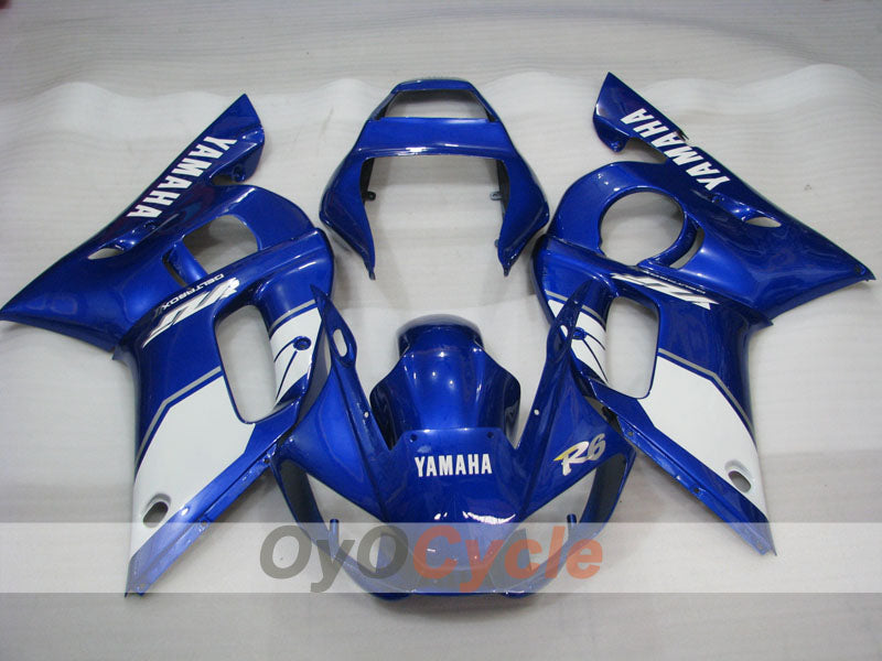 Injection Fairing kit for 98-02 YZF-R6 - Blue, White - Factory Style #OYO87906017 Secondary image
