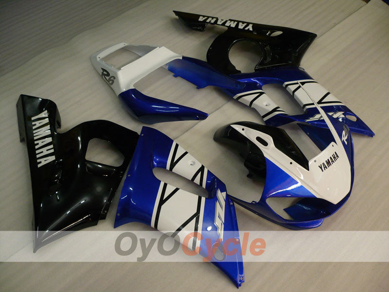 Injection Fairing kit for 98-02 YZF-R6 - Blue, White - Factory Style #OYO87906018 Main image