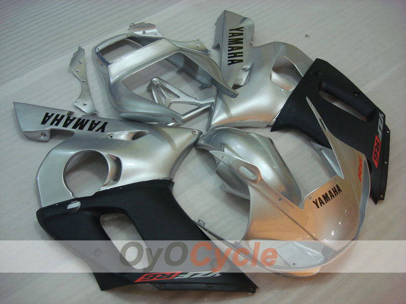 Injection Fairing kit for 98-02 YZF-R6 - Black, Silver, Matte - Factory Style #OYO87906019 Main image