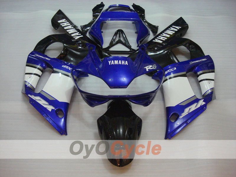 Injection Fairing kit for 98-02 YZF-R6 - Blue, White - Factory Style #OYO87906020