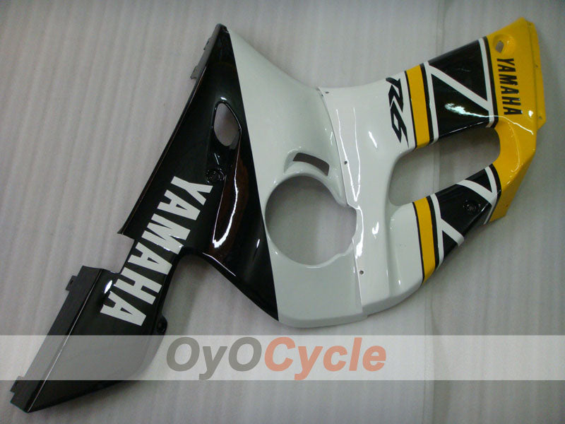 Injection Fairing kit for 98-02 YZF-R6 - Yellow, White - Factory Style #OYO87906021