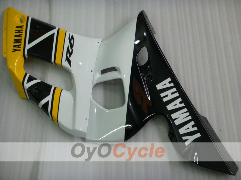 Injection Fairing kit for 98-02 YZF-R6 - Yellow, White - Factory Style #OYO87906021