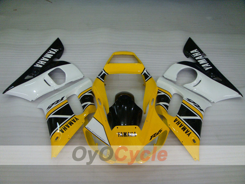 Injection Fairing kit for 98-02 YZF-R6 - Yellow, White - Factory Style #OYO87906021