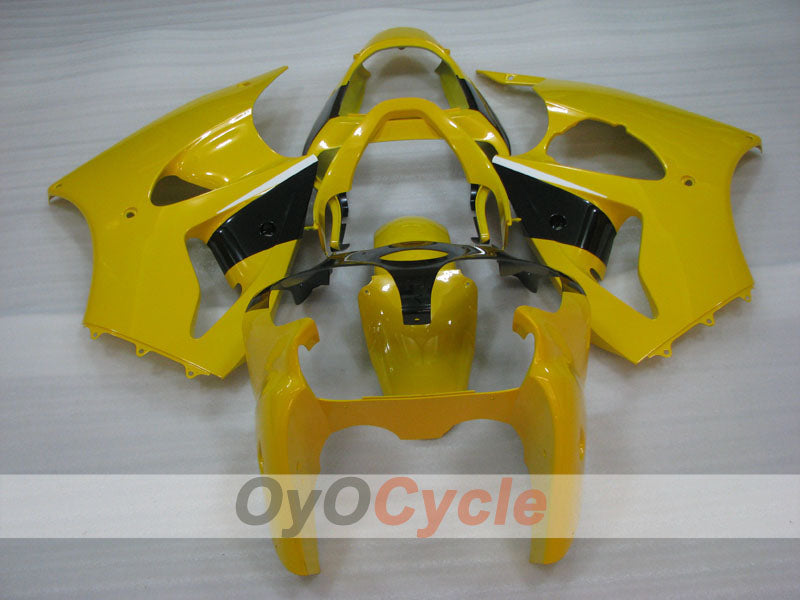 Injection Fairing kit for 00-02 NINJA ZX-6R - Yellow, Black - Factory Style #OYO87906027 Secondary image