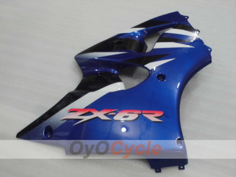 Left & Right Side Fairing For Kawasaki 00-02 Ninja ZX-6R #OYO87912970 Secondary image