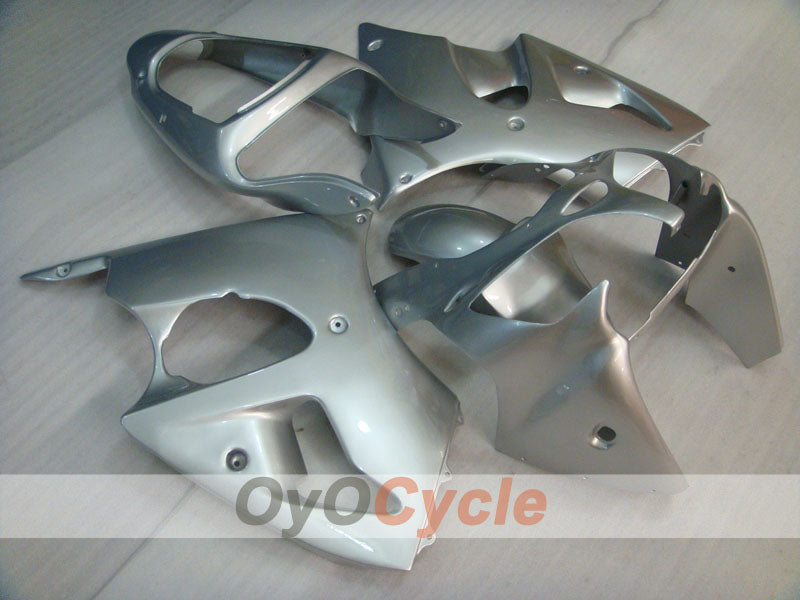 Injection Fairing kit for 00-02 NINJA ZX-6R - Silver - No sticker / decal, Factory Style #OYO87906031 Main image