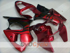 Injection Fairing kit for 00-02 NINJA ZX-6R - Red, Black - Flame #OYO87906035
