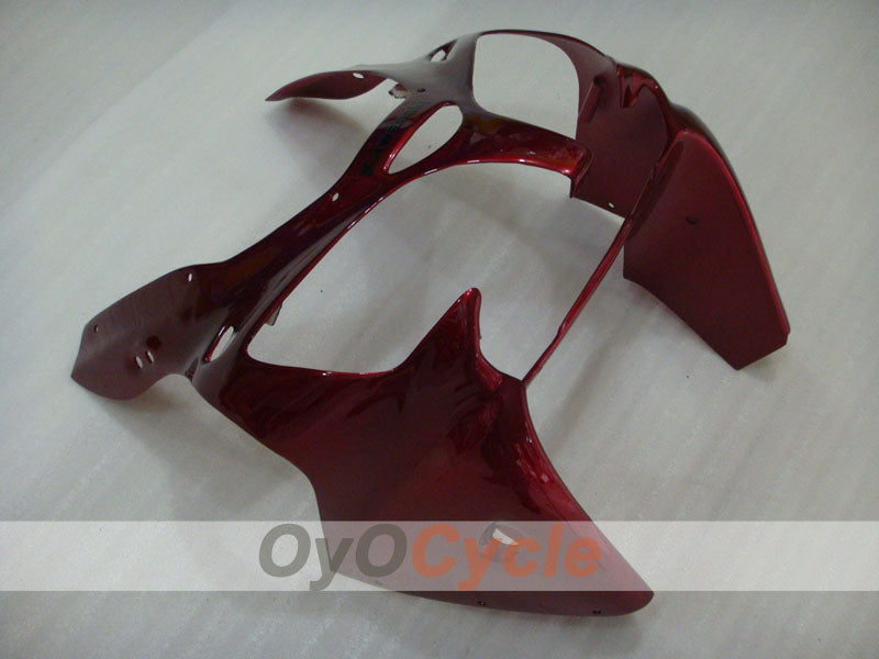 Injection Fairing kit for 00-02 NINJA ZX-6R - Red, Black - Flame #OYO87906035
