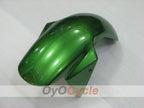 Injection Fairing kit for 03-04 NINJA ZX-6R - Green, Black - Flame #OYO87906038