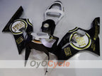 Injection Fairing kit for 03-04 NINJA ZX-6R - White, Black - Lucky Strike #OYO87906041