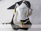 Injection Fairing kit for 03-04 NINJA ZX-6R - White, Black - Lucky Strike #OYO87906041