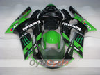 Injection Fairing kit for 03-04 NINJA ZX-6R - Green, Black - Monster #OYO87906043