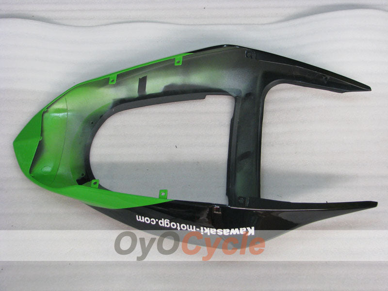 Injection Fairing kit for 03-04 NINJA ZX-6R - Green, Black - Monster #OYO87906043