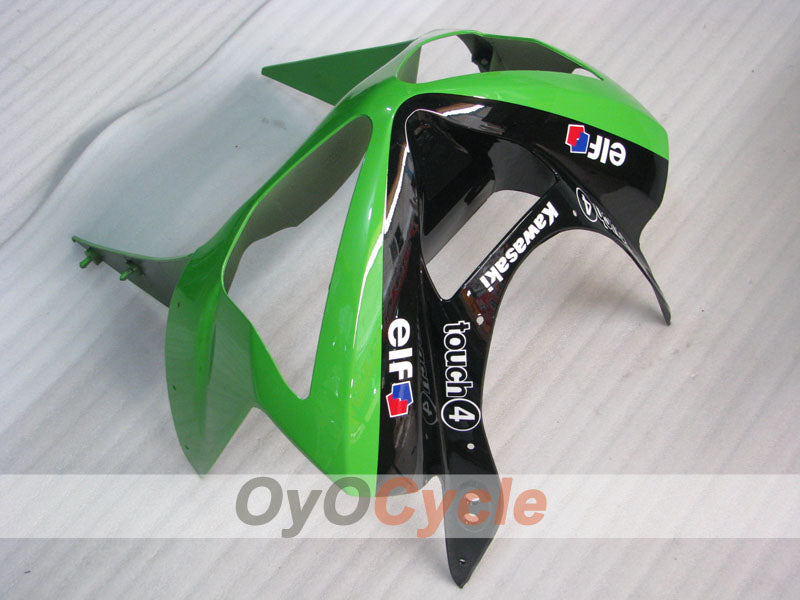 Injection Fairing kit for 03-04 NINJA ZX-6R - Green, Black - Monster #OYO87906043