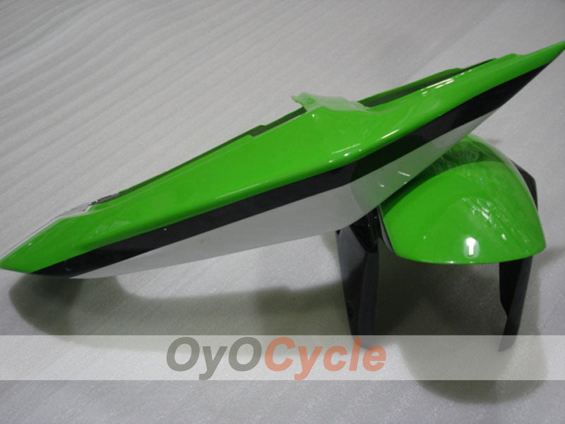 Injection Fairing kit for 03-04 NINJA ZX-6R - Green, Black - Nakano #OYO87906044