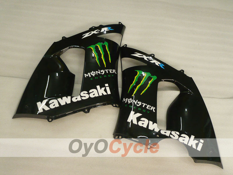 Left & Right Side Fairing For Kawasaki 05-06 Ninja ZX-6R #OYO87913133