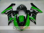 Injection Fairing kit for 05-06 NINJA ZX-6R - Green, Black - Monster #OYO87906052