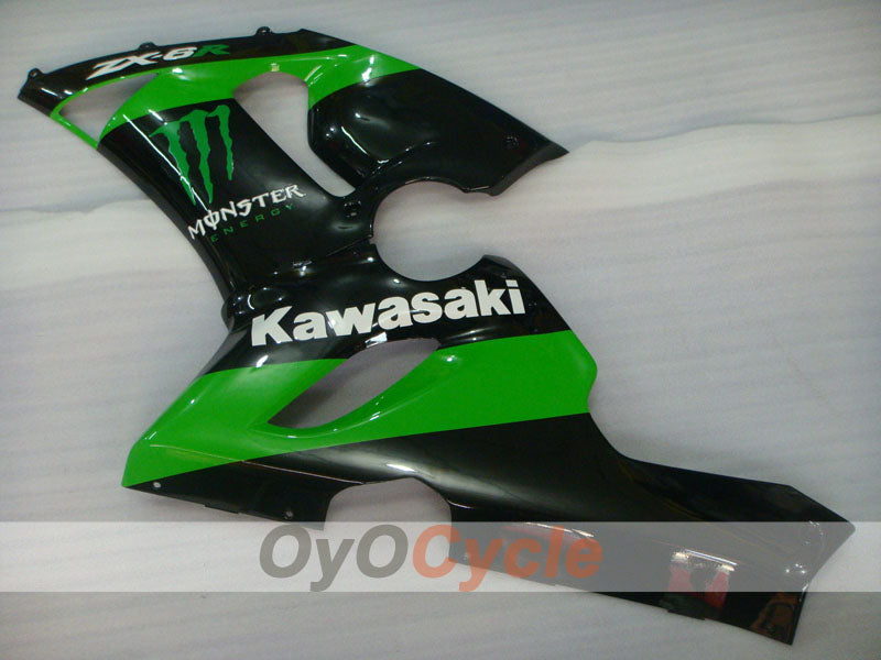 Left & Right Side Fairing For Kawasaki 05-06 Ninja ZX-6R #OYO87913141 Main image