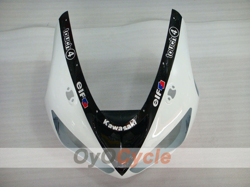 Injection Fairing kit for 05-06 NINJA ZX-6R - White, Black - Monster #OYO87906053