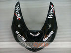 Injection Fairing kit for 05-06 NINJA ZX-6R - White, Black - West #OYO87906055