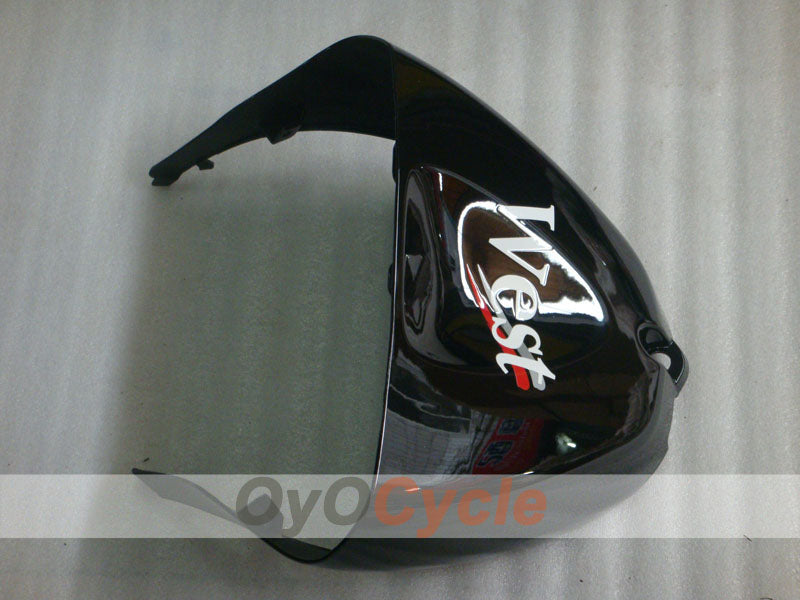 Injection Fairing kit for 05-06 NINJA ZX-6R - White, Black - West #OYO87906055