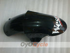 Injection Fairing kit for 05-06 NINJA ZX-6R - White, Black - West #OYO87906055