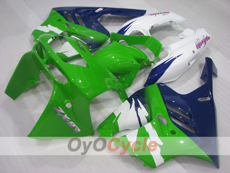Fairing kit for 94-97 NINJA ZX-9R - Green, Blue, White - Factory Style #OYO87906071 Secondary image