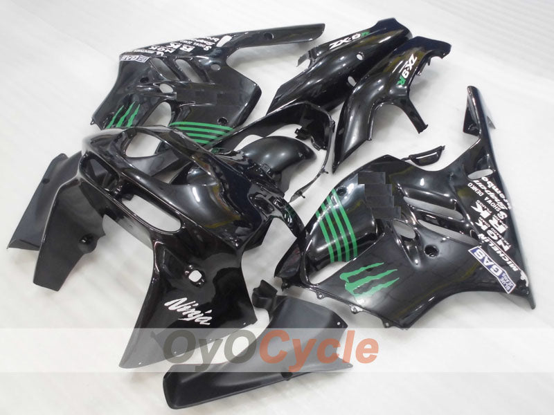 Fairing kit for 94-97 NINJA ZX-9R - Black - Monster #OYO87906076