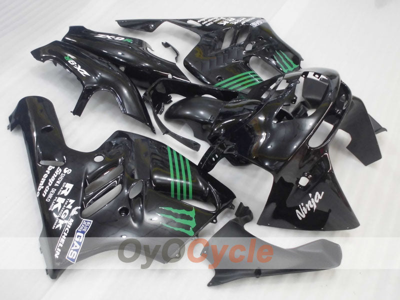 Fairing kit for 94-97 NINJA ZX-9R - Black - Monster #OYO87906076 Main image