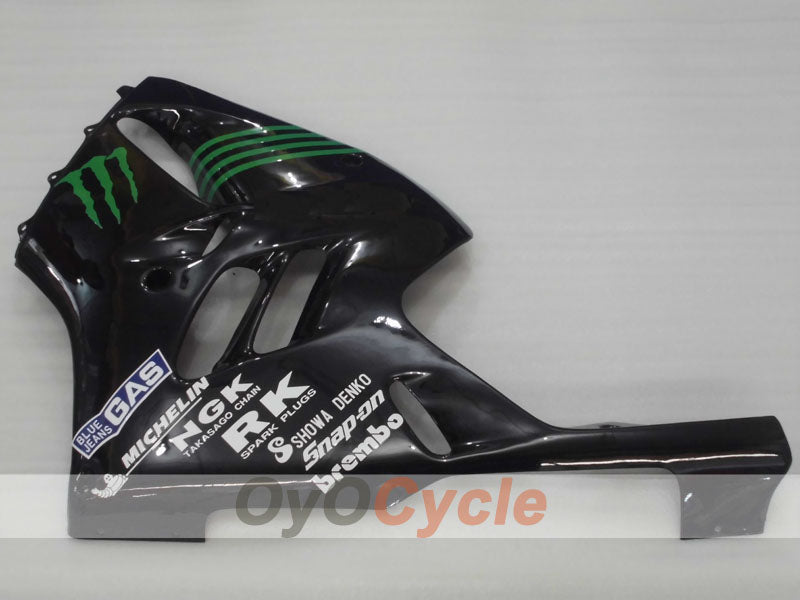 Fairing kit for 94-97 NINJA ZX-9R - Black - Monster #OYO87906076