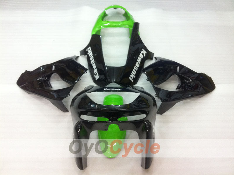 Fairing kit for 98-99 NINJA ZX-9R - Green, Black - Factory Style #OYO87906078 Secondary image