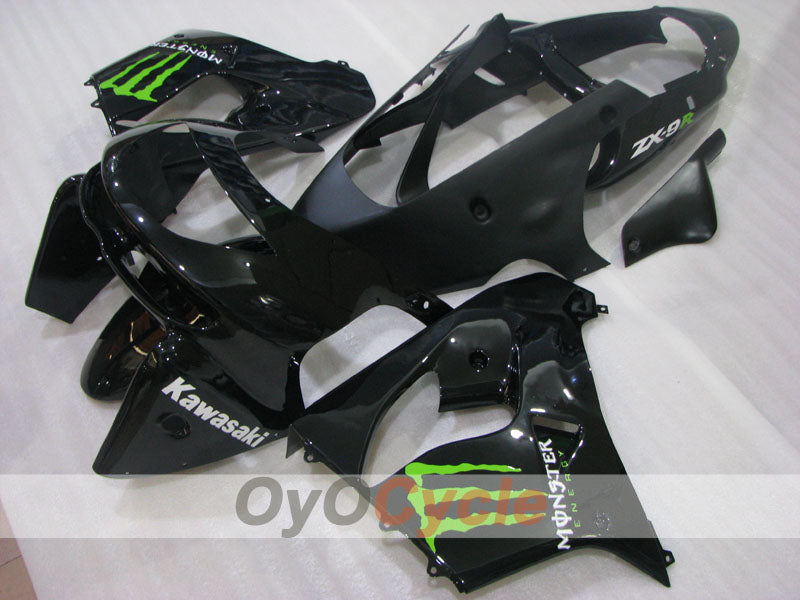 Fairing kit for 98-99 NINJA ZX-9R - Black - Monster #OYO87906079
