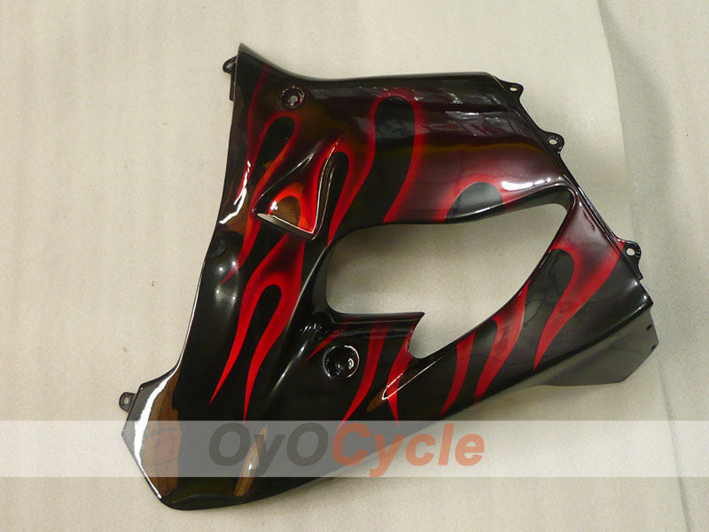 Fairing kit for 98-99 NINJA ZX-9R - Red, Black - Flame #OYO87906084