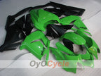 Injection Fairing kit for 04-05 NINJA ZX-10R - Green, Black - Factory Style #OYO87906090