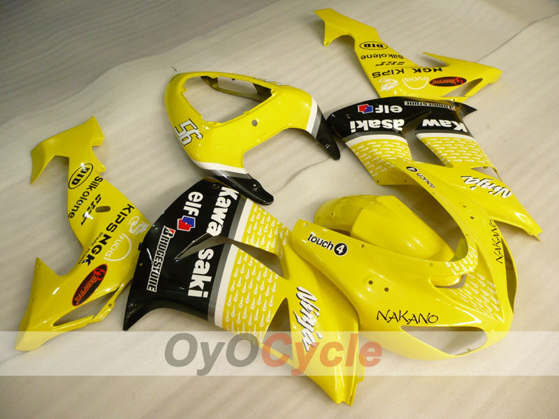 Injection Fairing kit for 06-07 NINJA ZX-10R - Yellow - Nakano #OYO87906091