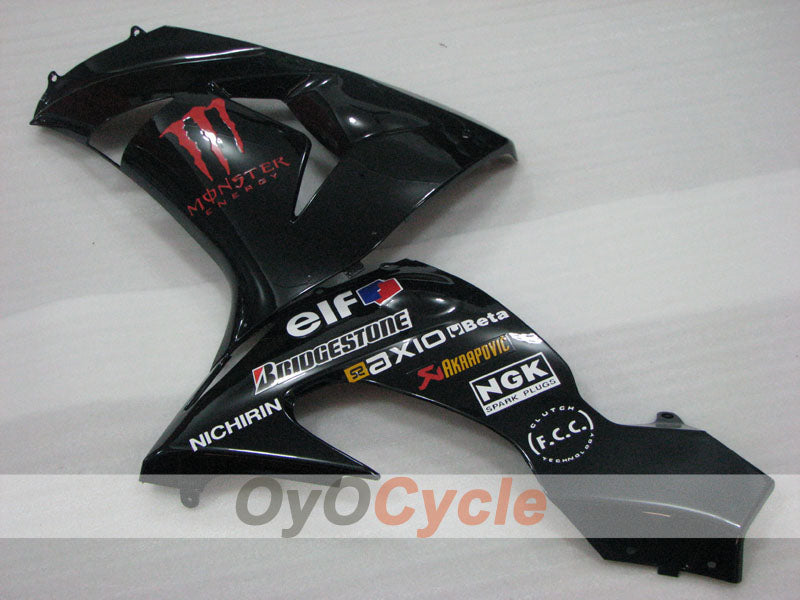 Injection Fairing kit for 06-07 NINJA ZX-10R - Black - Monster #OYO87906095