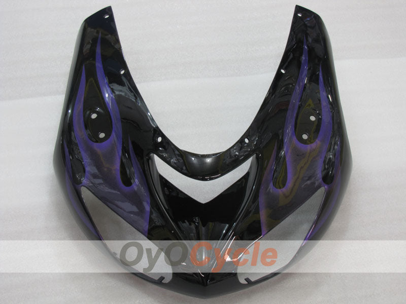 Injection Fairing kit for 06-07 NINJA ZX-10R - Purple, Black - Flame #OYO87906096