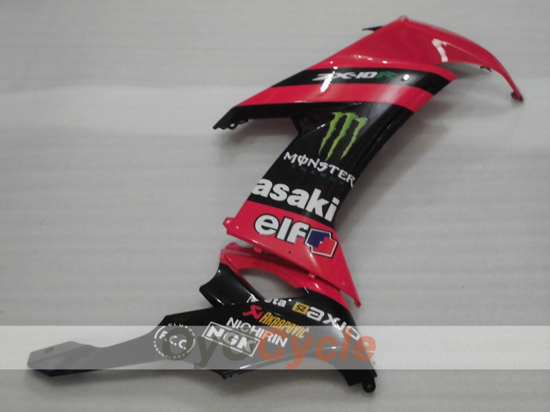 Left & Right Side Fairing For Kawasaki 08-10 Ninja ZX-10R #OYO87913456 Secondary image