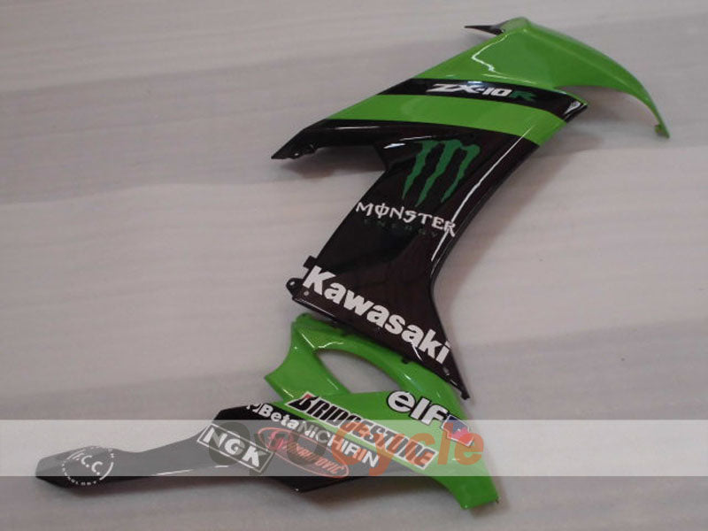 Left & Right Side Fairing For Kawasaki 08-10 Ninja ZX-10R #OYO87913465 Secondary image