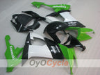 Injection Fairing kit for 08-10 NINJA ZX-10R - Green, White, Black - Factory Style #OYO87906107