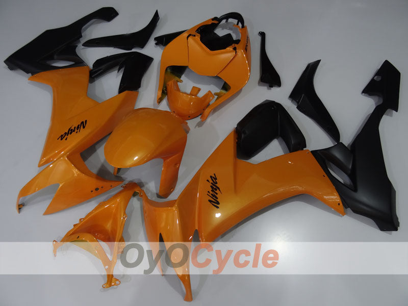 Injection Fairing kit for 08-10 NINJA ZX-10R - Orange, Black - Factory Style #OYO87906110