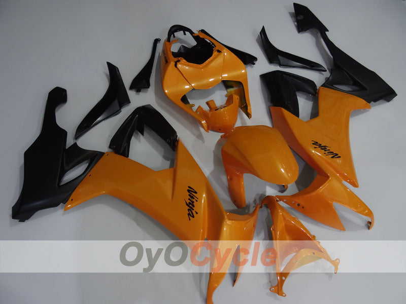 Injection Fairing kit for 08-10 NINJA ZX-10R - Orange, Black - Factory Style #OYO87906110