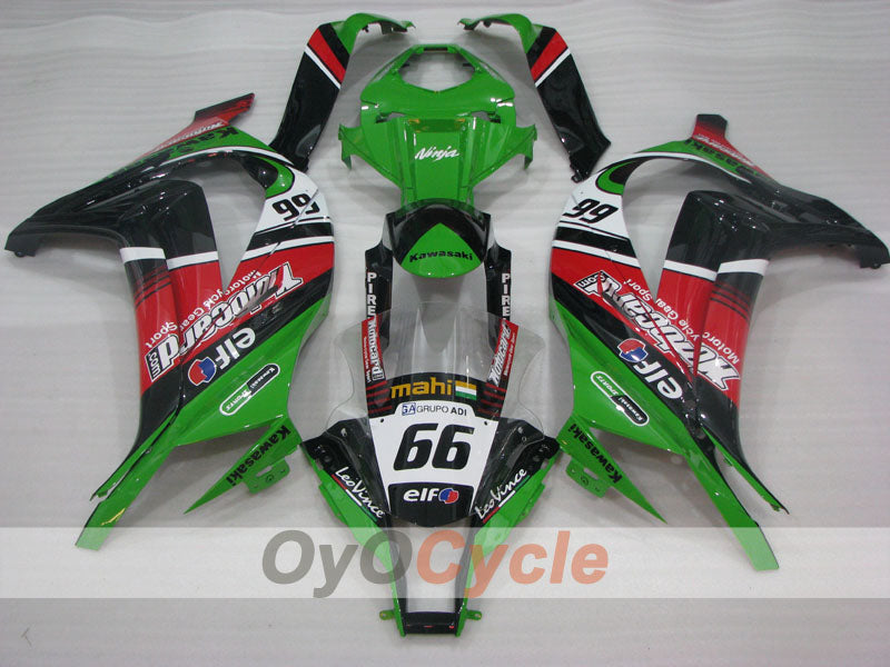 Injection Fairing kit for 11-15 NINJA ZX-10R - Green, Black - Factory Style #OYO87906114 Secondary image