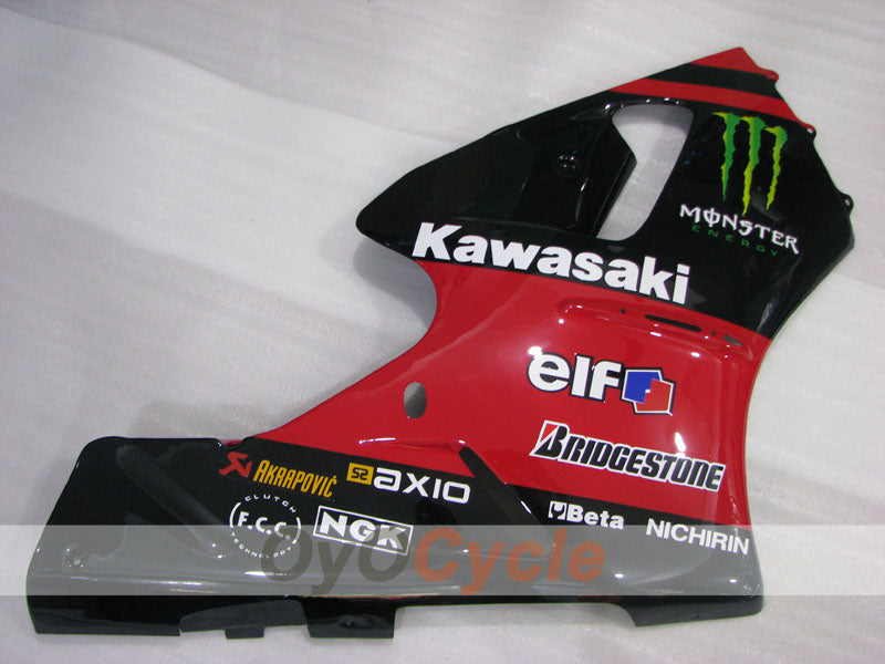 Left & Right Side Fairing For Kawasaki 00-01 Ninja ZX-12R #OYO87913511 Secondary image