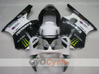 Injection Fairing kit for 00-01 NINJA ZX-12R - White, Black - Monster #OYO87906116
