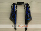 Injection Fairing kit for 06-11 NINJA ZX-14R - Blue, Black - Flame #OYO87906127