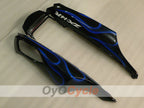 Injection Fairing kit for 06-11 NINJA ZX-14R - Blue, Black - Flame #OYO87906127
