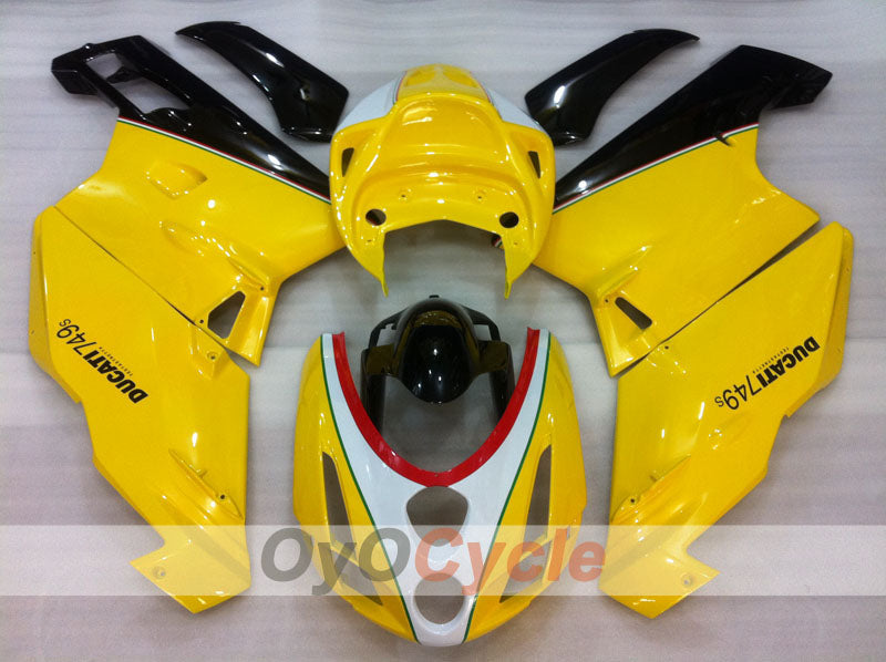 Injection Fairing kit for 03-04 Ducati 999 - Yellow, White, Black - Factory Style #OYO87906136